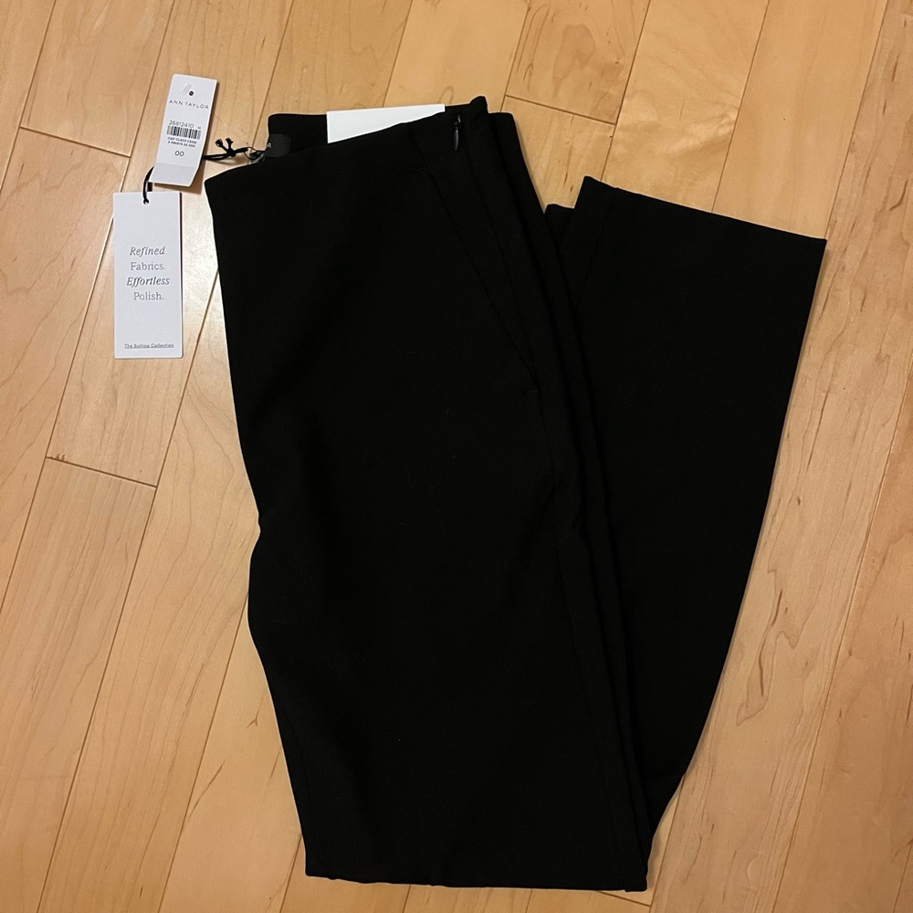 Ann Taylor Side-Zip Ankle Pants